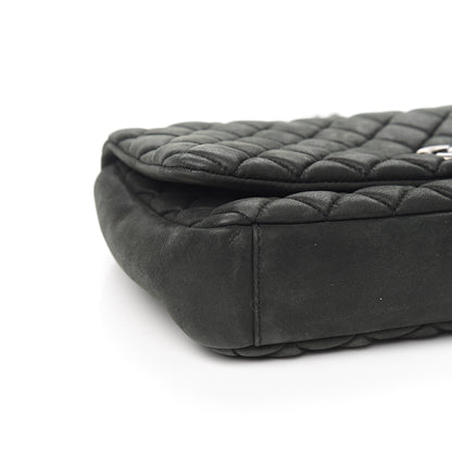 Chanel Iridescent Calfskin Small New Bubble Quilt Flap Black 7 of 10