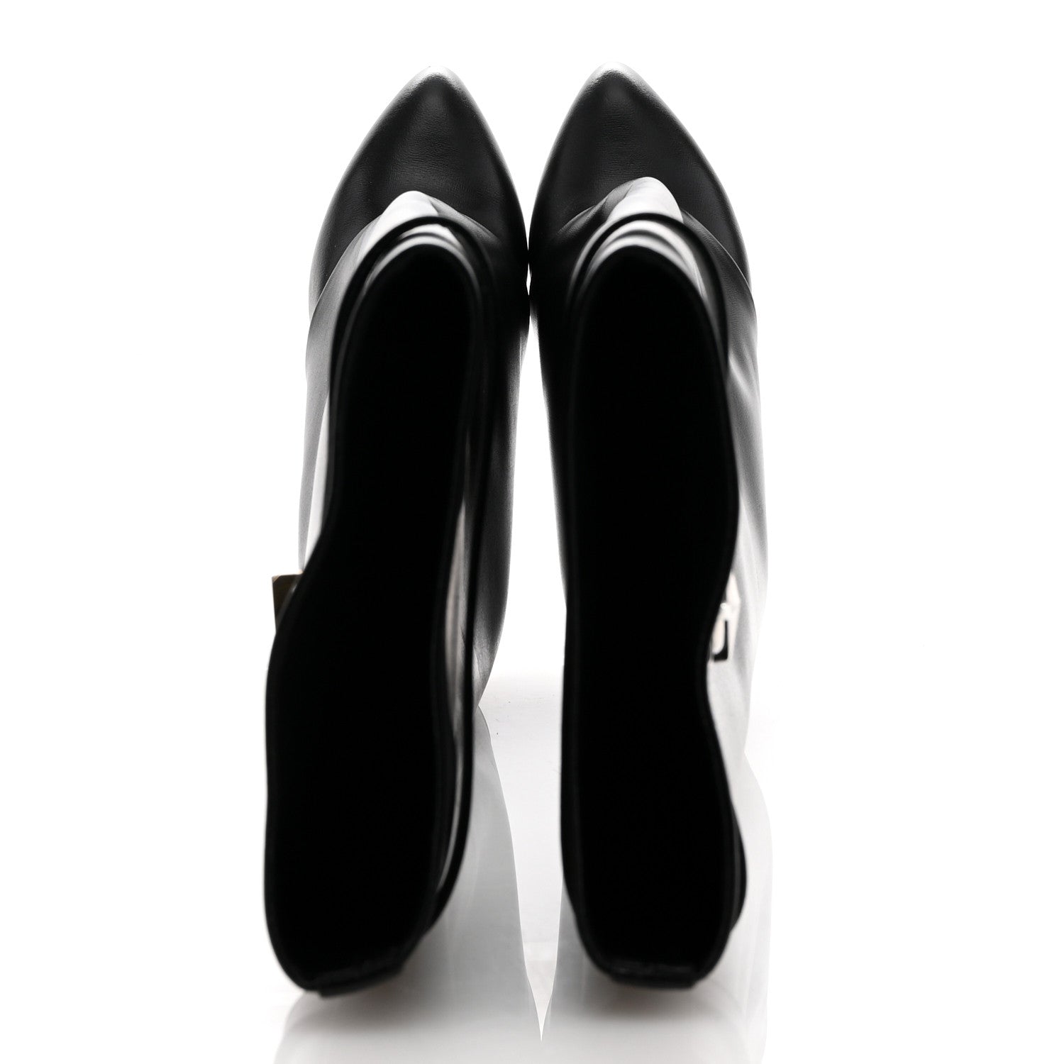 Givenchy Calfskin Shark Lock Pant Boots 38 Black 2 of 11