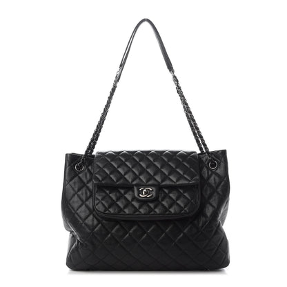 Chanel Caviar Quilted Flap Tote Black 1 of 14