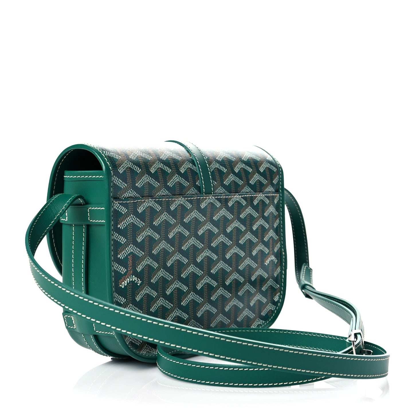 Goyardine Belvedere II PM Messenger Bag Green