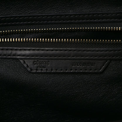 Celine Pony Hair Mini Tri-Color Luggage Glacier Red Black 6 of 9