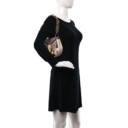 Chloe Calfskin Printed Mini Drew Bi-Color Shoulder Bag Dark Multicolor 2 of 8
