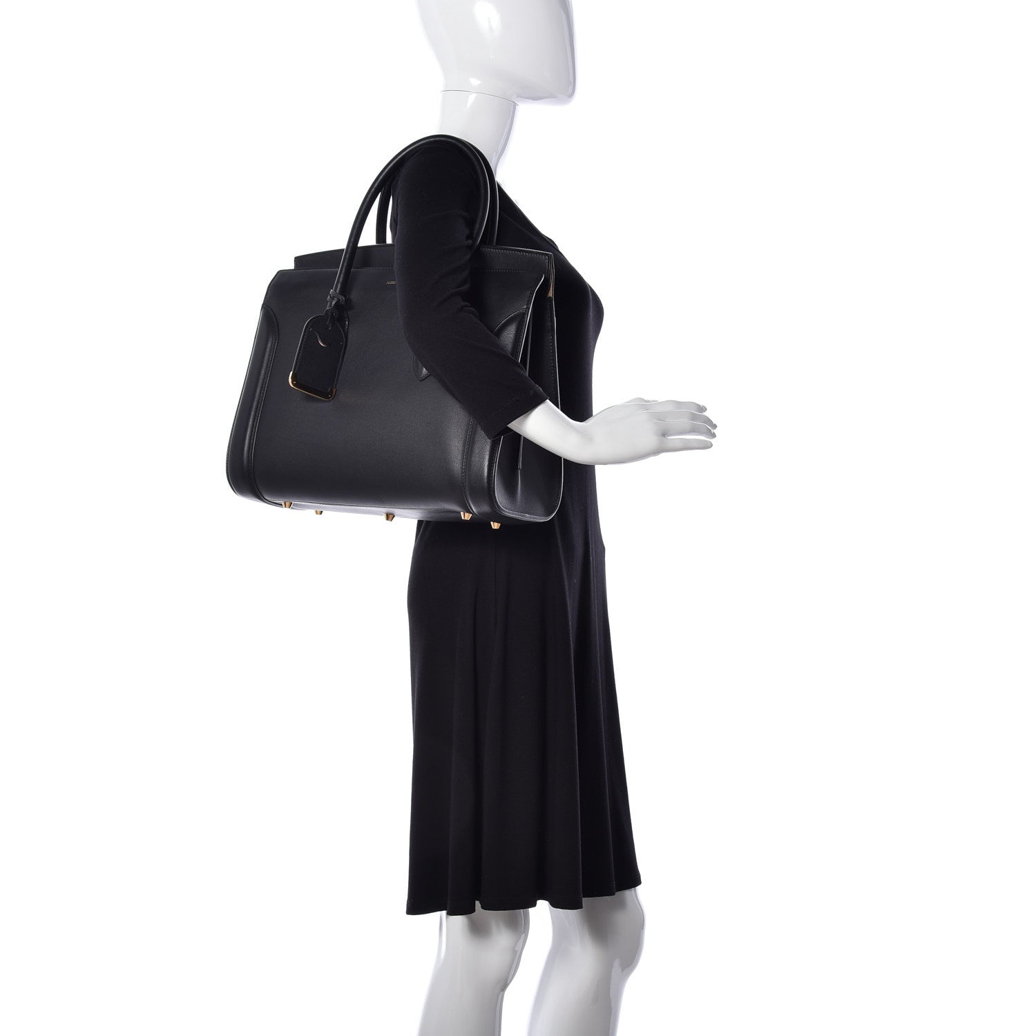 Alexander McQueen Sweet Calfskin Heroine 35 Black 3 of 15