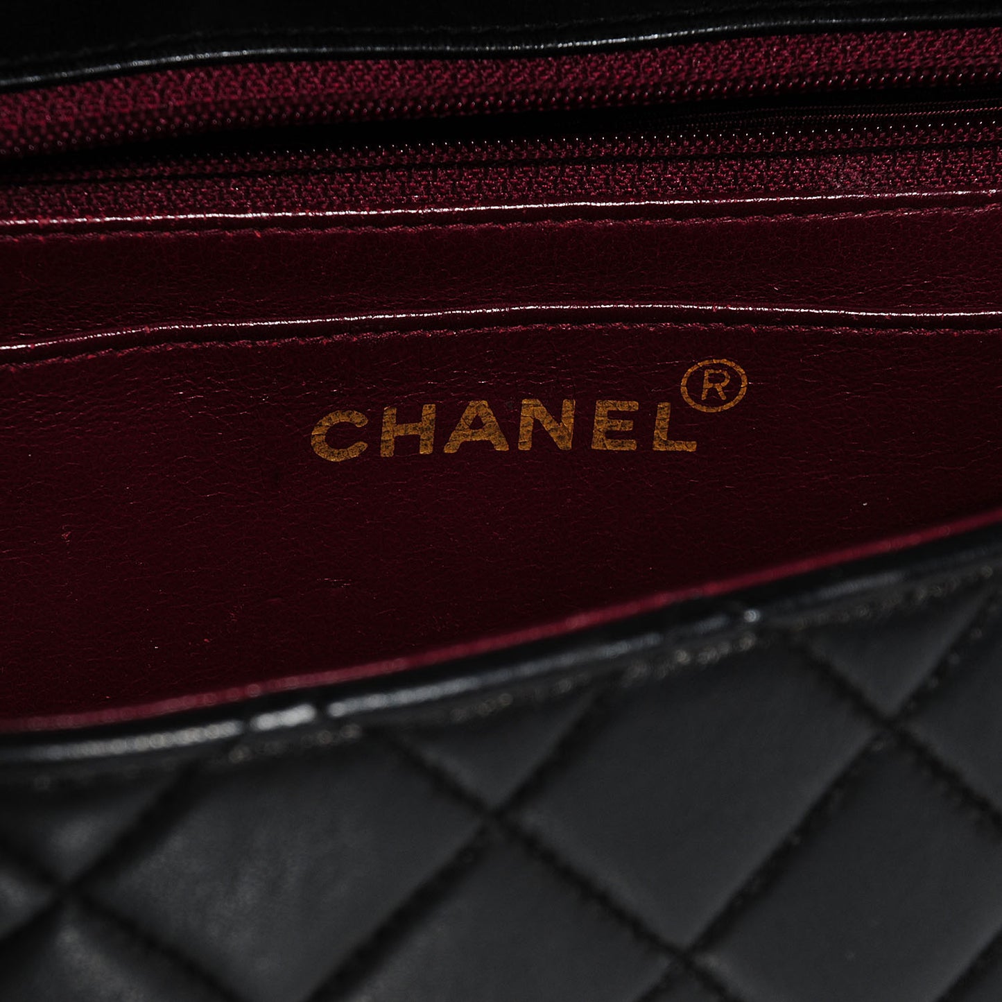 Lambskin Medium Kelly Flap Bag Black