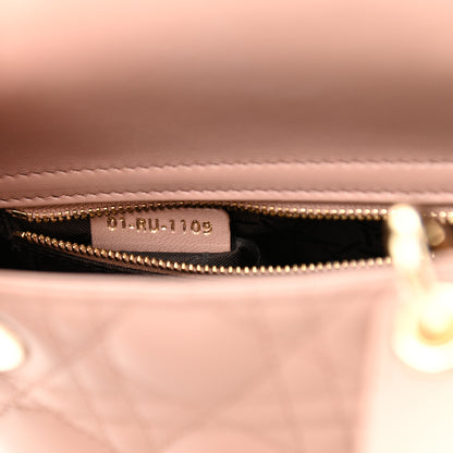 Christian Dior Lambskin Cannage Small My ABCDior Fard 7 of 11