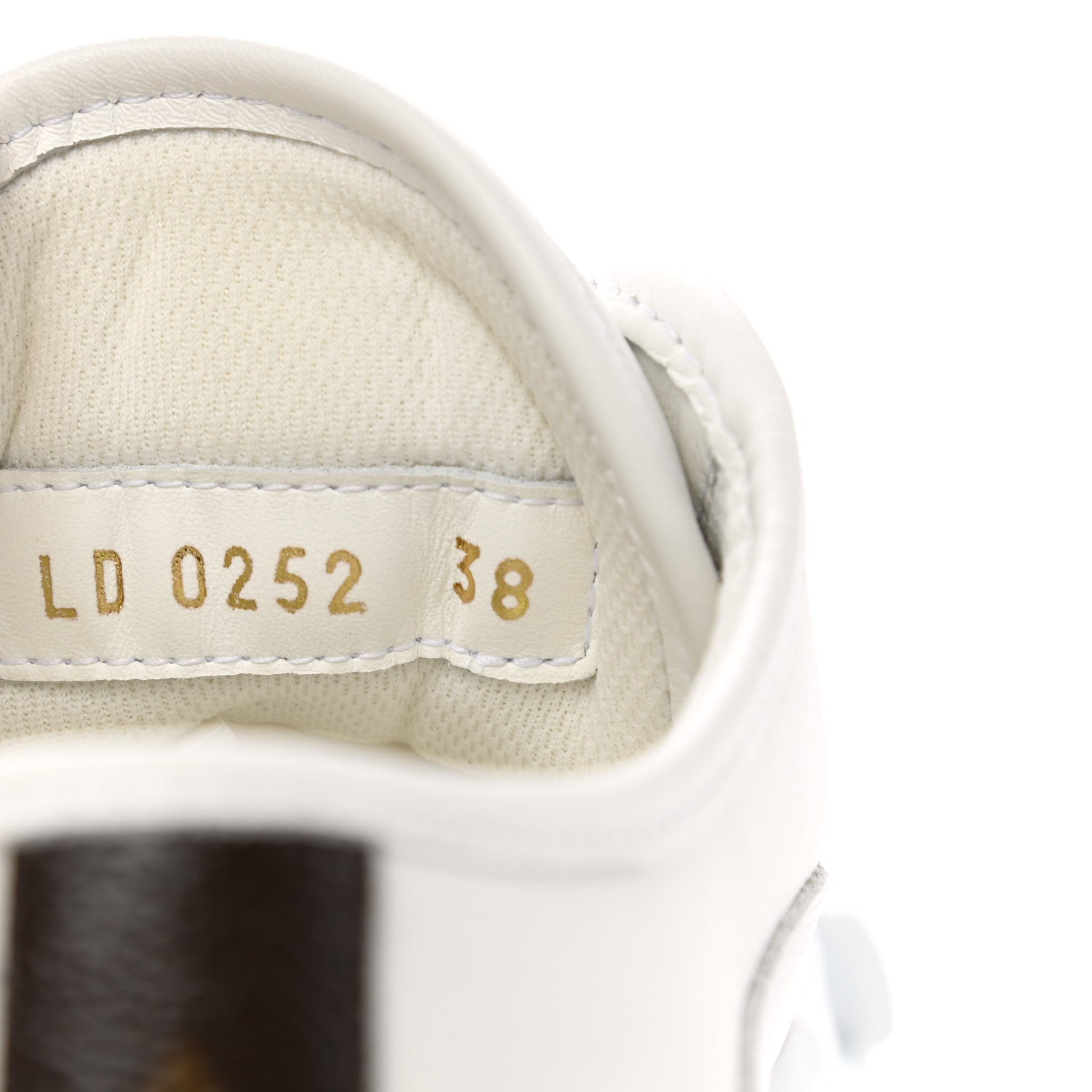 Louis Vuitton Canvas LV Squad Sneakers 38 White 8 of 9