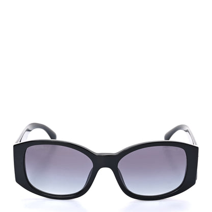 Chanel Acetate CC Logo Sunglasses 5450 Black 2 of 8