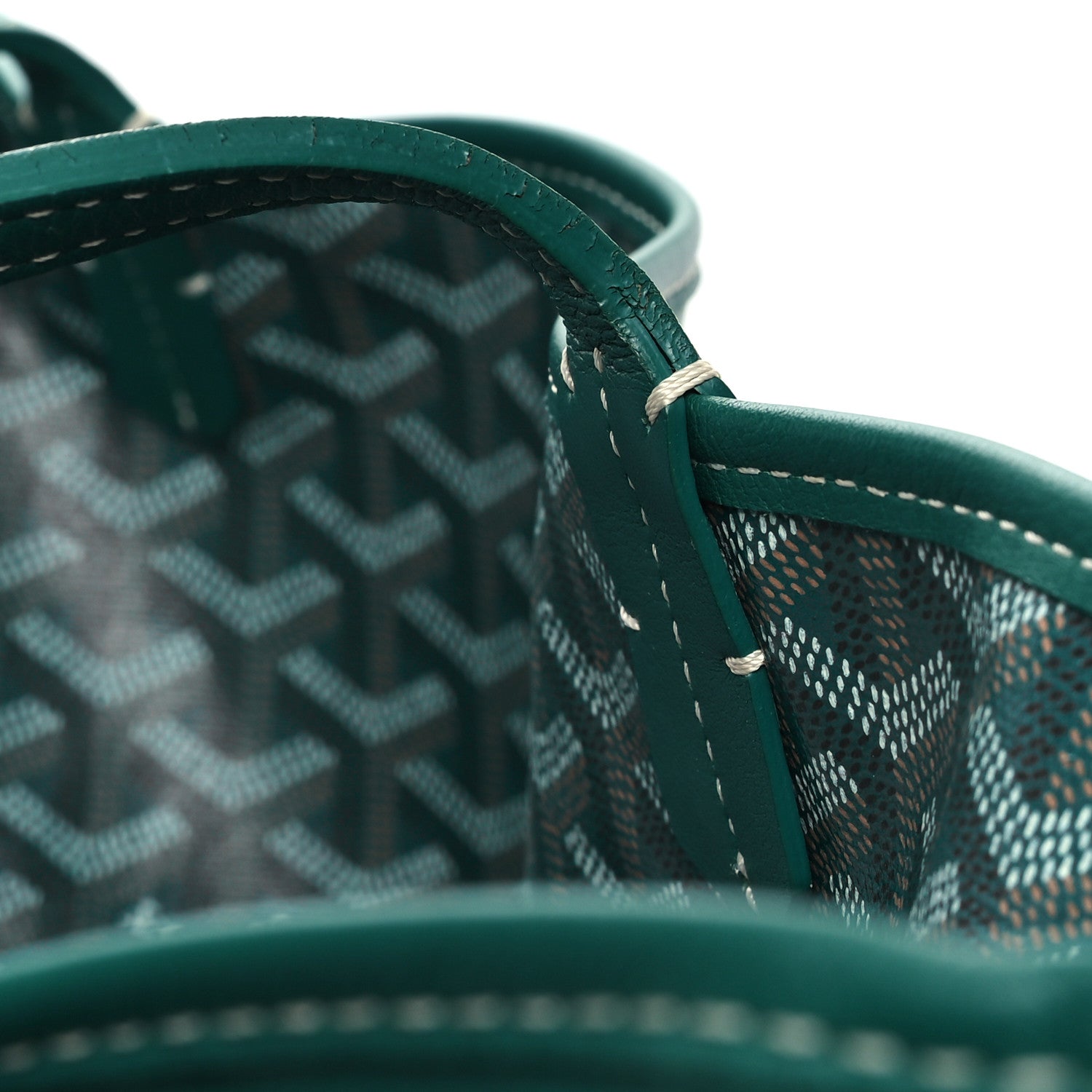 Goyard Goyardine Reversible Anjou GM Green 19 of 19