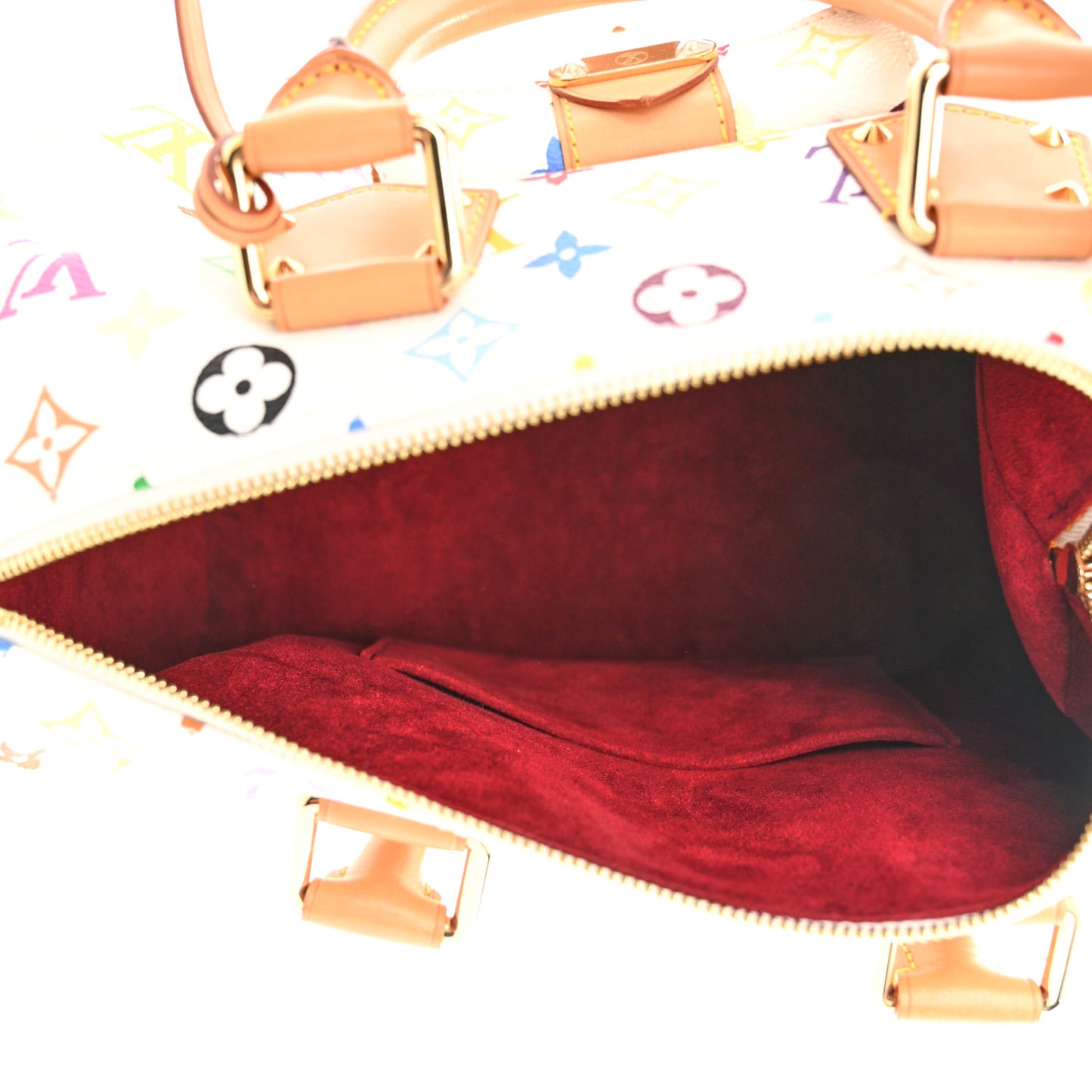 Monogram Multicolor Speedy 30 White