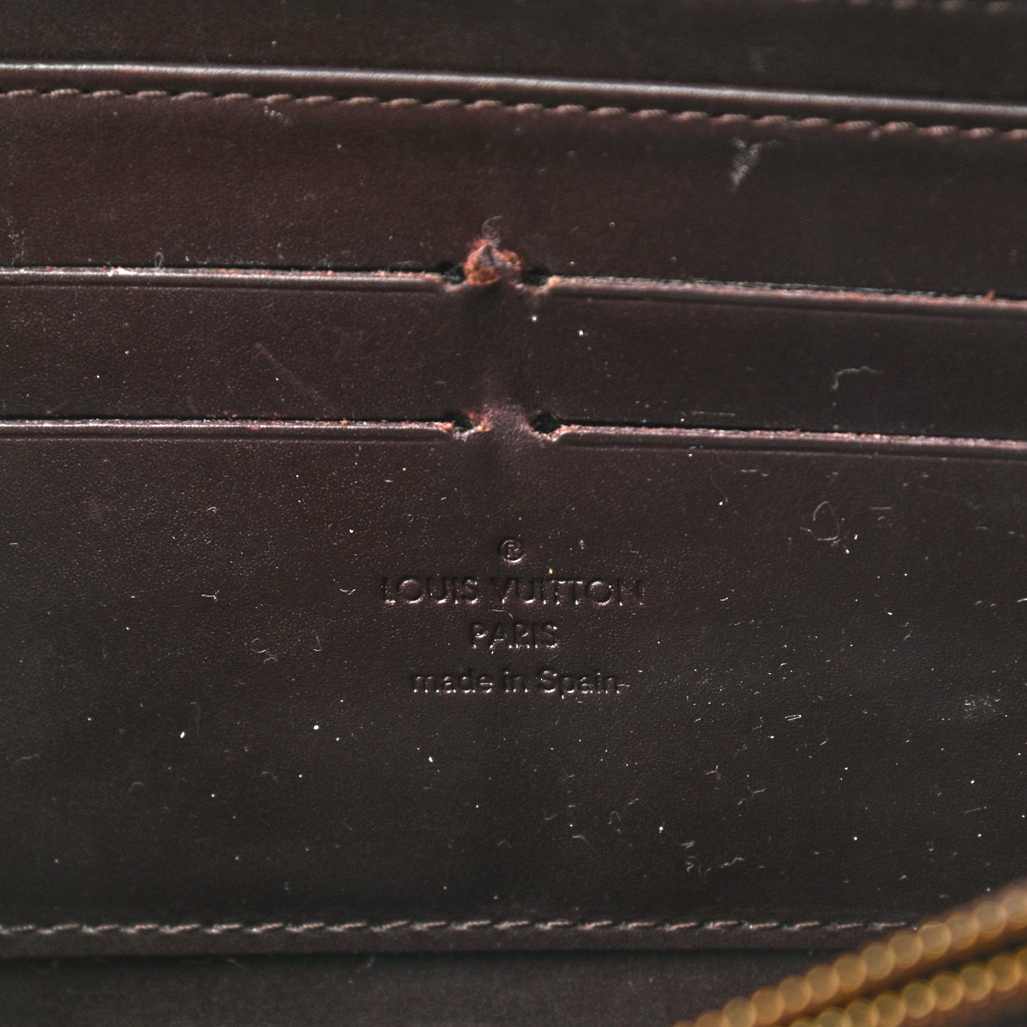 Vernis Zippy Wallet Amarante