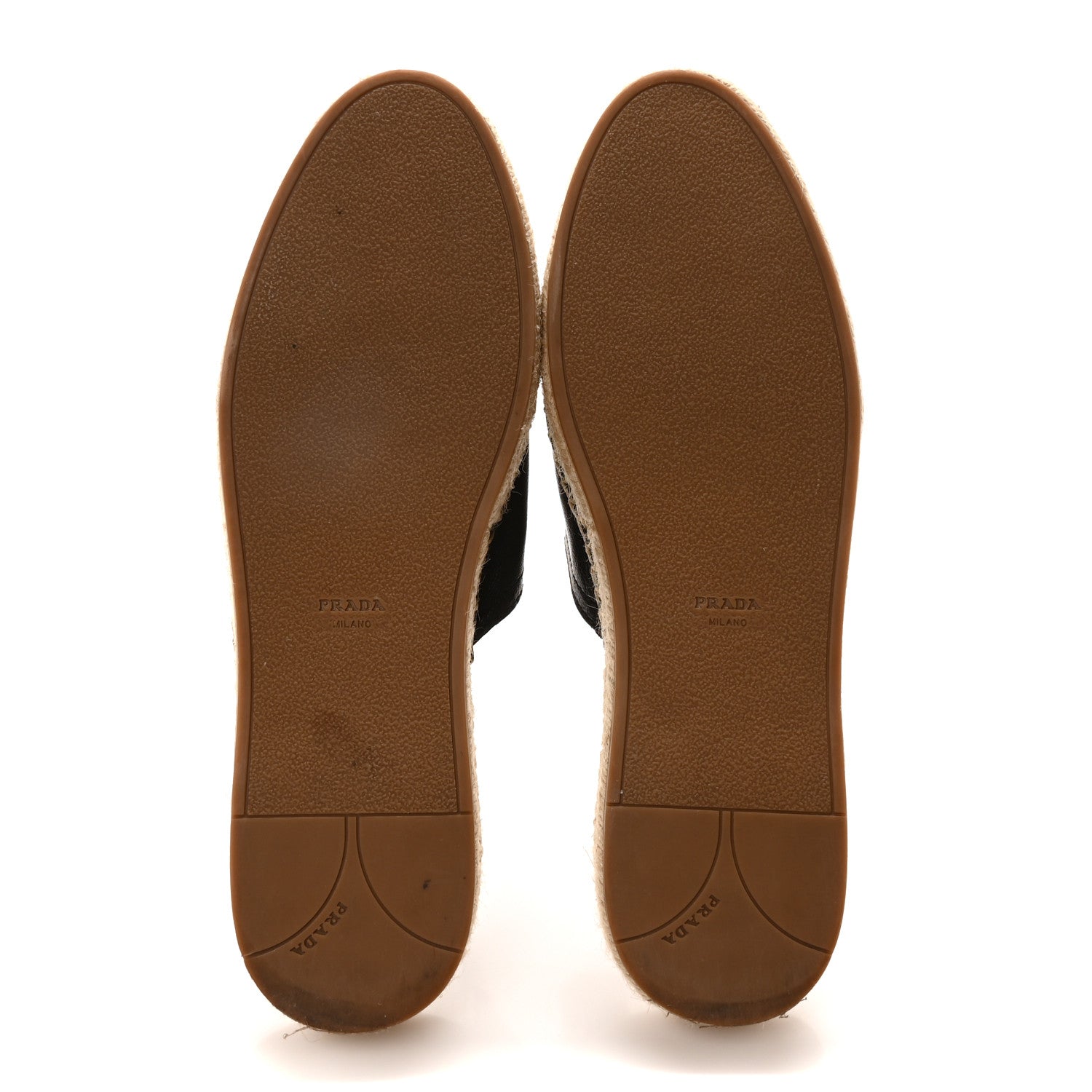 Prada Nappa Logo Cap Toe 20mm Espadrilles Mules 40 Black 6 of 8