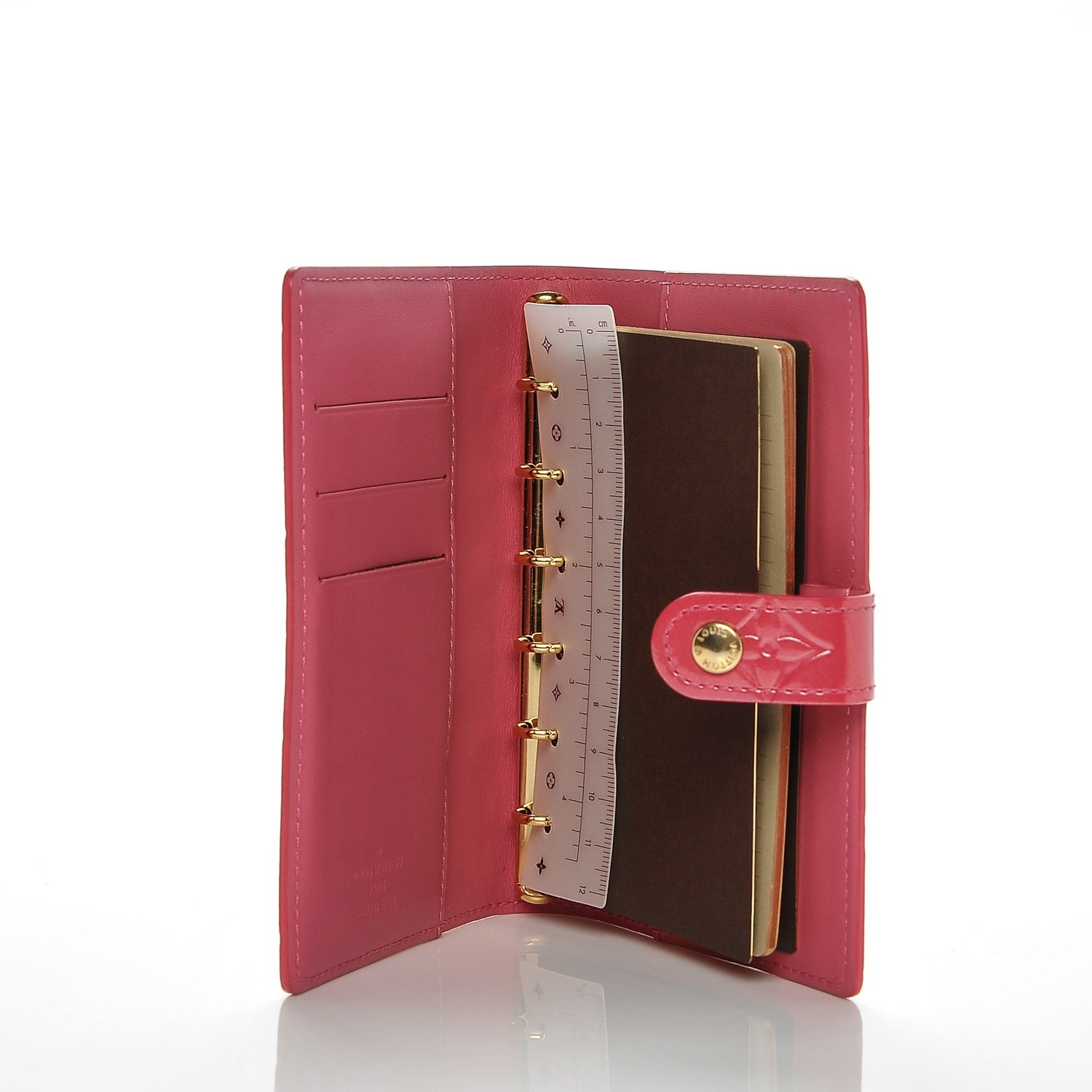 Louis Vuitton Vernis Small Ring Agenda Cover Framboise 5 of 6
