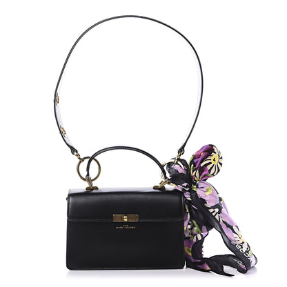 Marc Jacobs Calfskin The Downtown Shoulder Bag Black 1 of 10