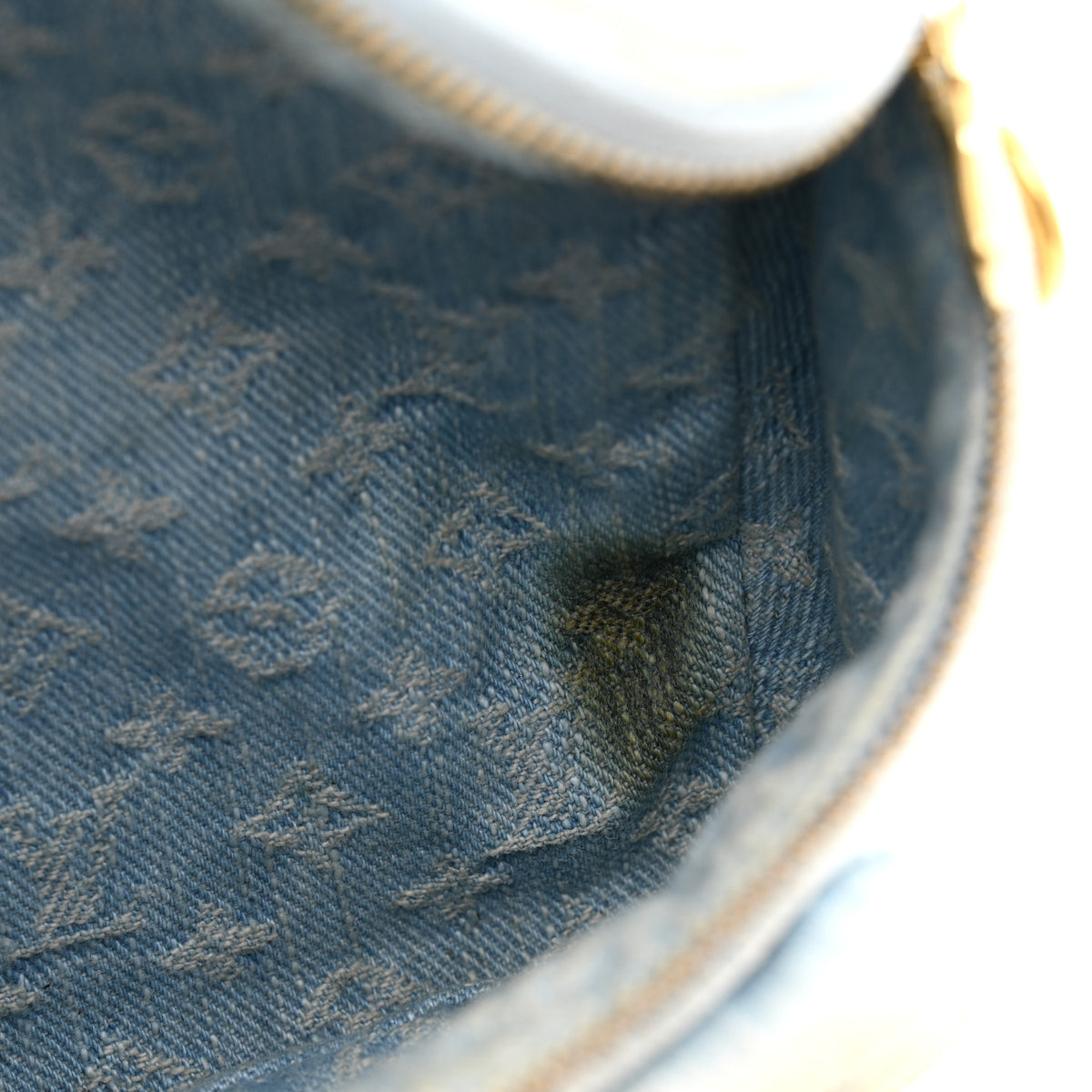 Monogram Denim Mini Bumbag Sky Blue