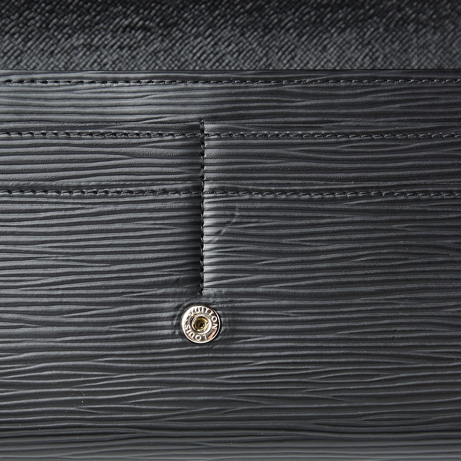 Louis Vuitton Epi Sarah Wallet NM Black 8 of 9