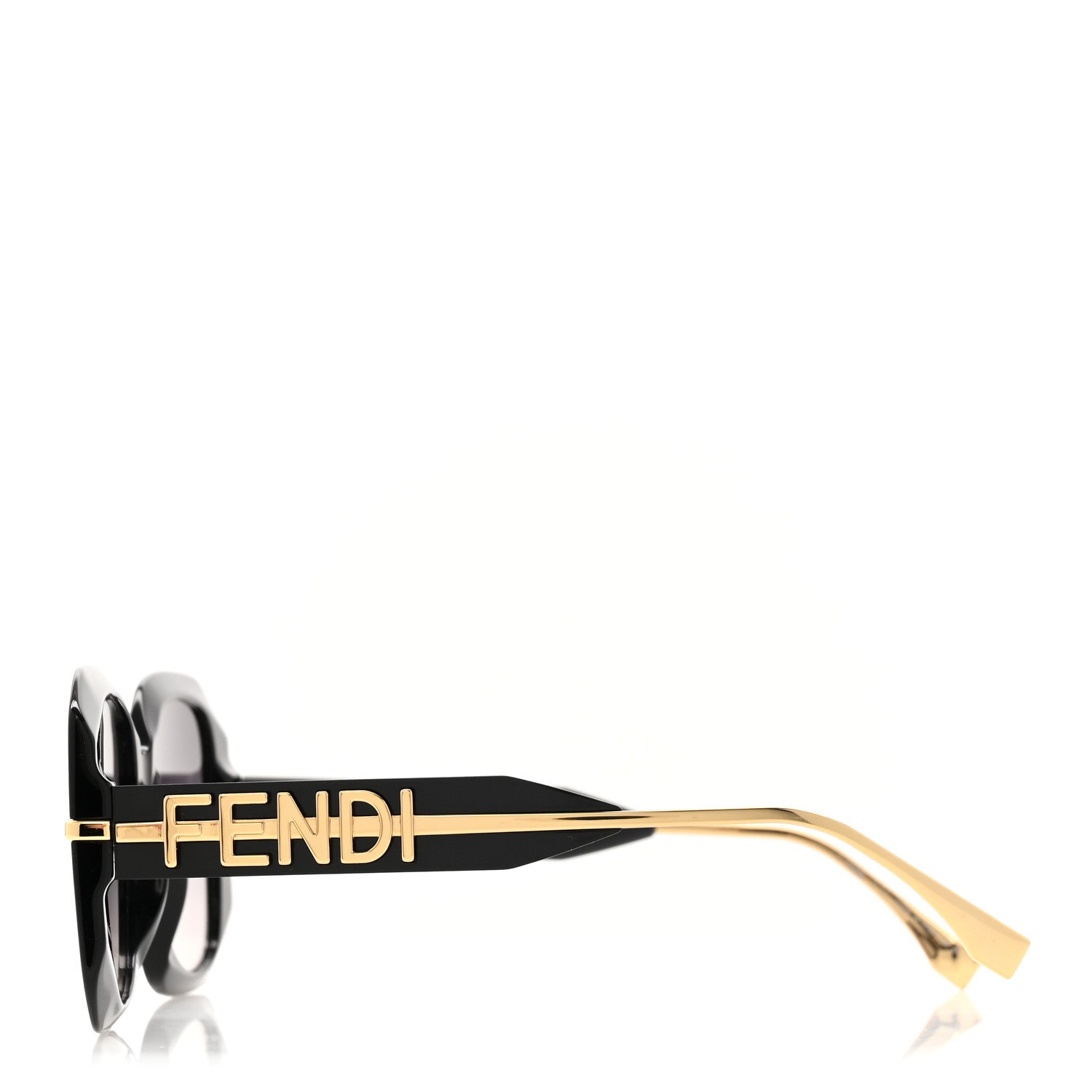 Fendi Acetate Fendigraphy Sunglasses FE40065I Black 3 of 7
