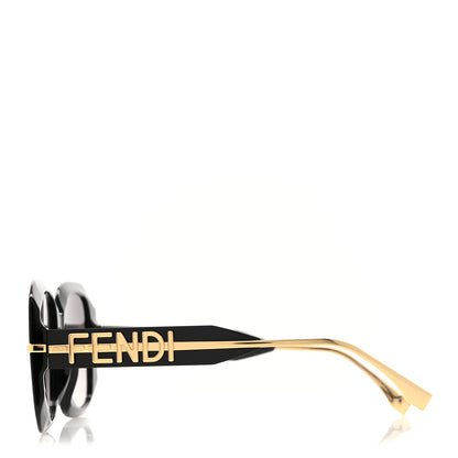 Fendi Acetate Fendigraphy Sunglasses FE40065I Black 3 of 7