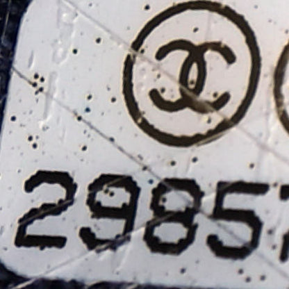 Chanel Denim Quilted Chanel 19 Wallet On Chain WOC Blue 6 of 13