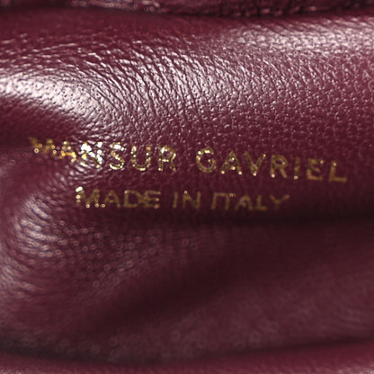 Mansur Gavriel Lambskin Mini Cloud Clutch Plum 6 of 9