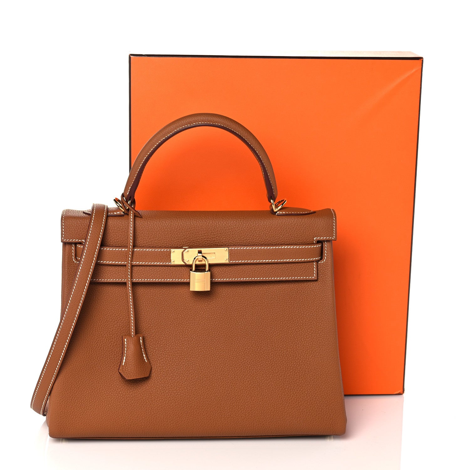 Hermes Togo Kelly Retourne 28 Gold 36 of 36