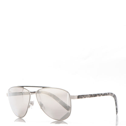 Louis Vuitton Starship Aviator Sunglasses ZO844U Silver 1 of 7