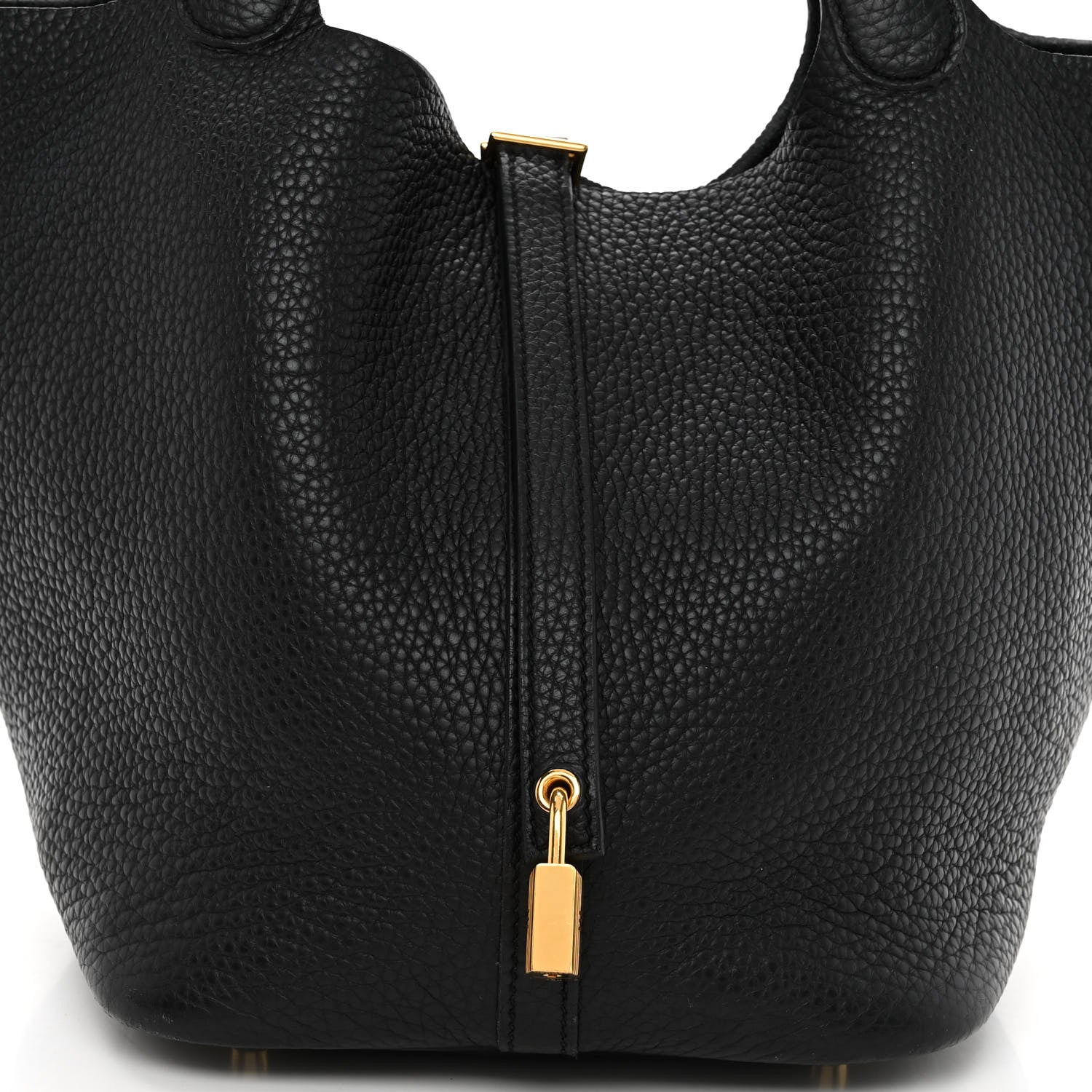 Hermes Taurillon Clemence Picotin Lock 22 MM Black 7 of 10