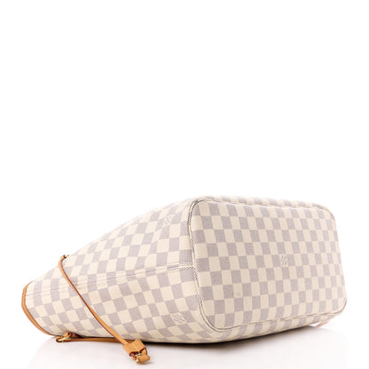 Louis Vuitton Damier Azur Neo Neverfull MM Rose Ballerine 3 of 15