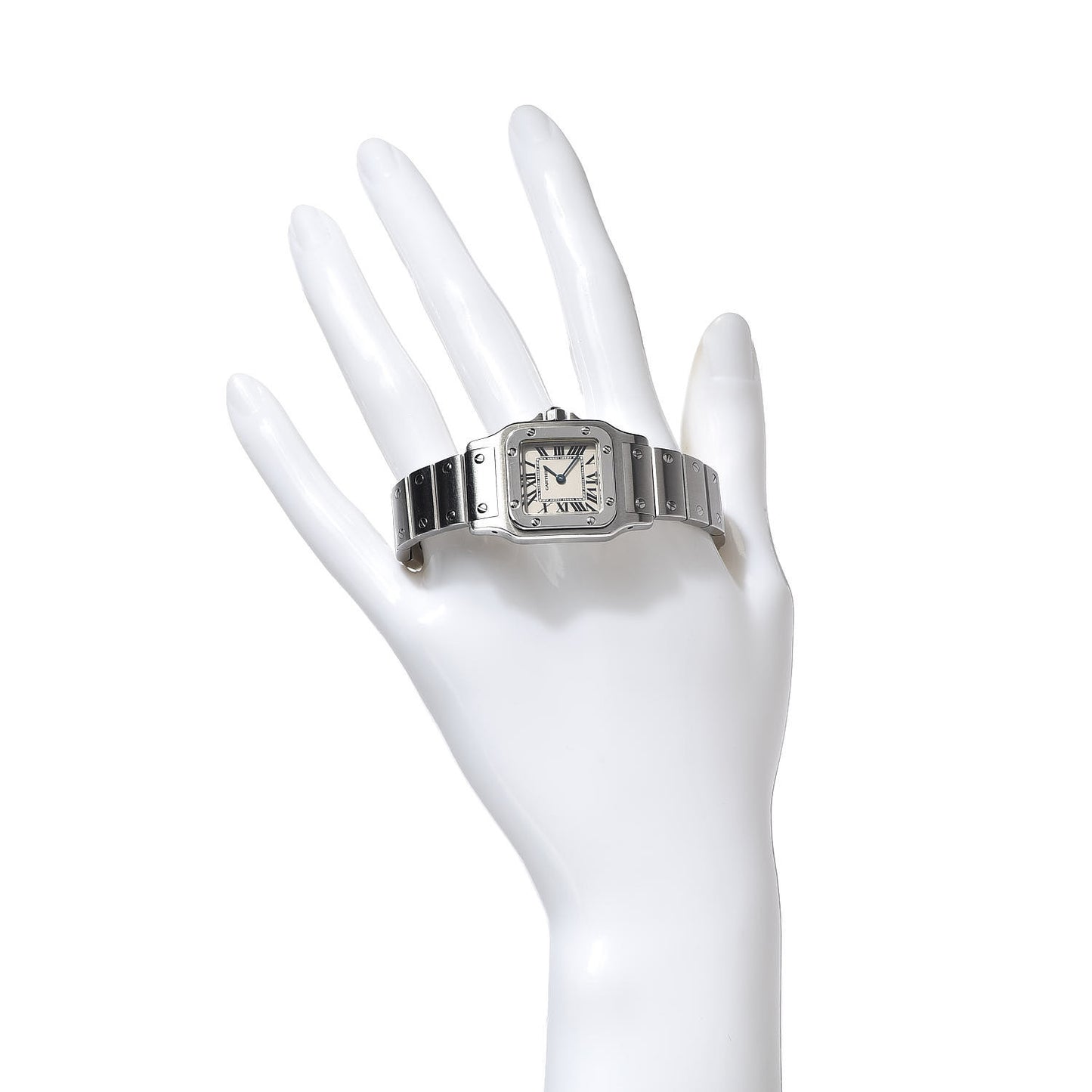 Stainless Steel 24mm Santos de Galbee Quartz Watch