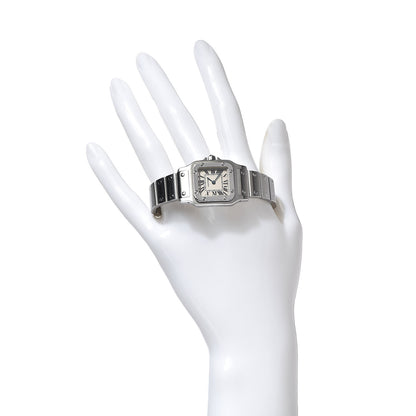Cartier Stainless Steel 24mm Santos de Galbee Quartz Watch 2 of 8