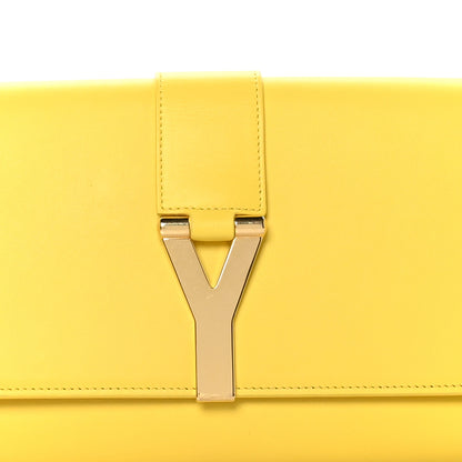 Saint Laurent Calfskin Classic Y Ligne Clutch Soleil 8 of 10