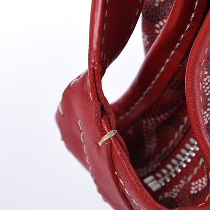 Goyard Goyardine Fidji Zip Hobo Red 10 of 11
