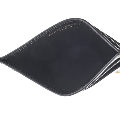 Saint Laurent Grained Calfskin Credit Card Case Black 5 of 7