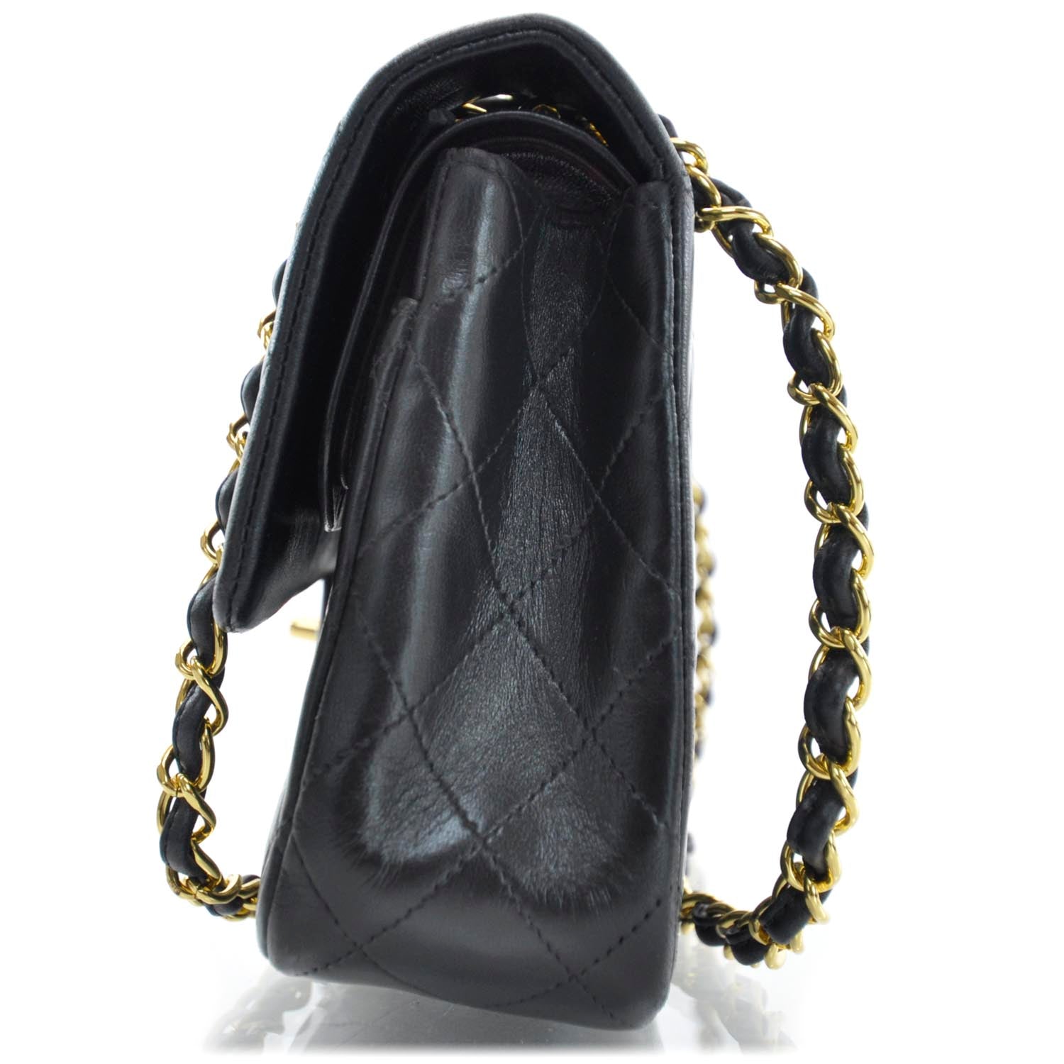 Chanel Lambskin Medium Double Flap Black 4 of 10