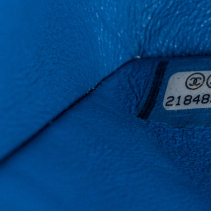 Chanel Lambskin Quilted Jumbo Double Flap Blue 7 of 7