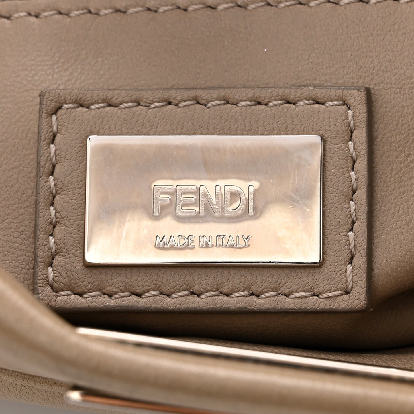 Nappa Mini Peekaboo Iconic Satchel Tortora