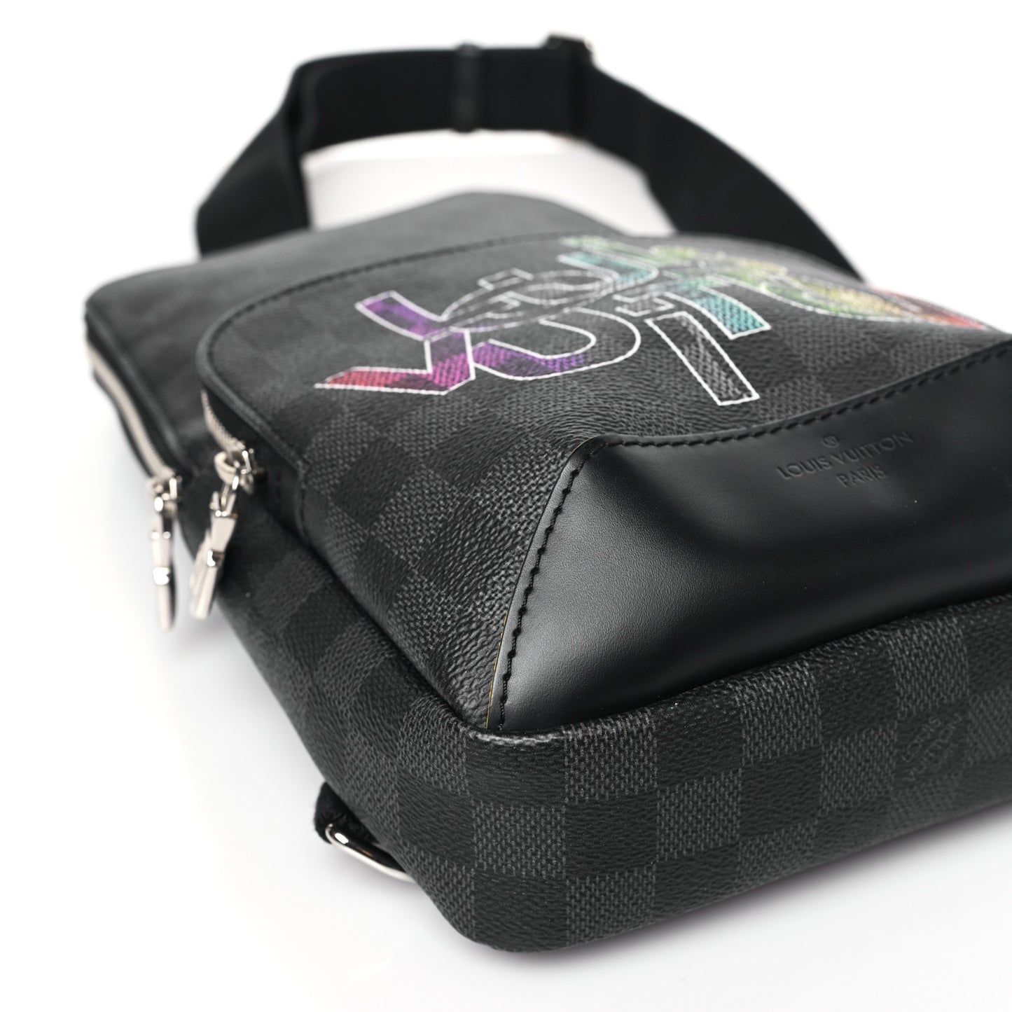 Damier Graphite Logo Avenue Sling Backpack Multicolor
