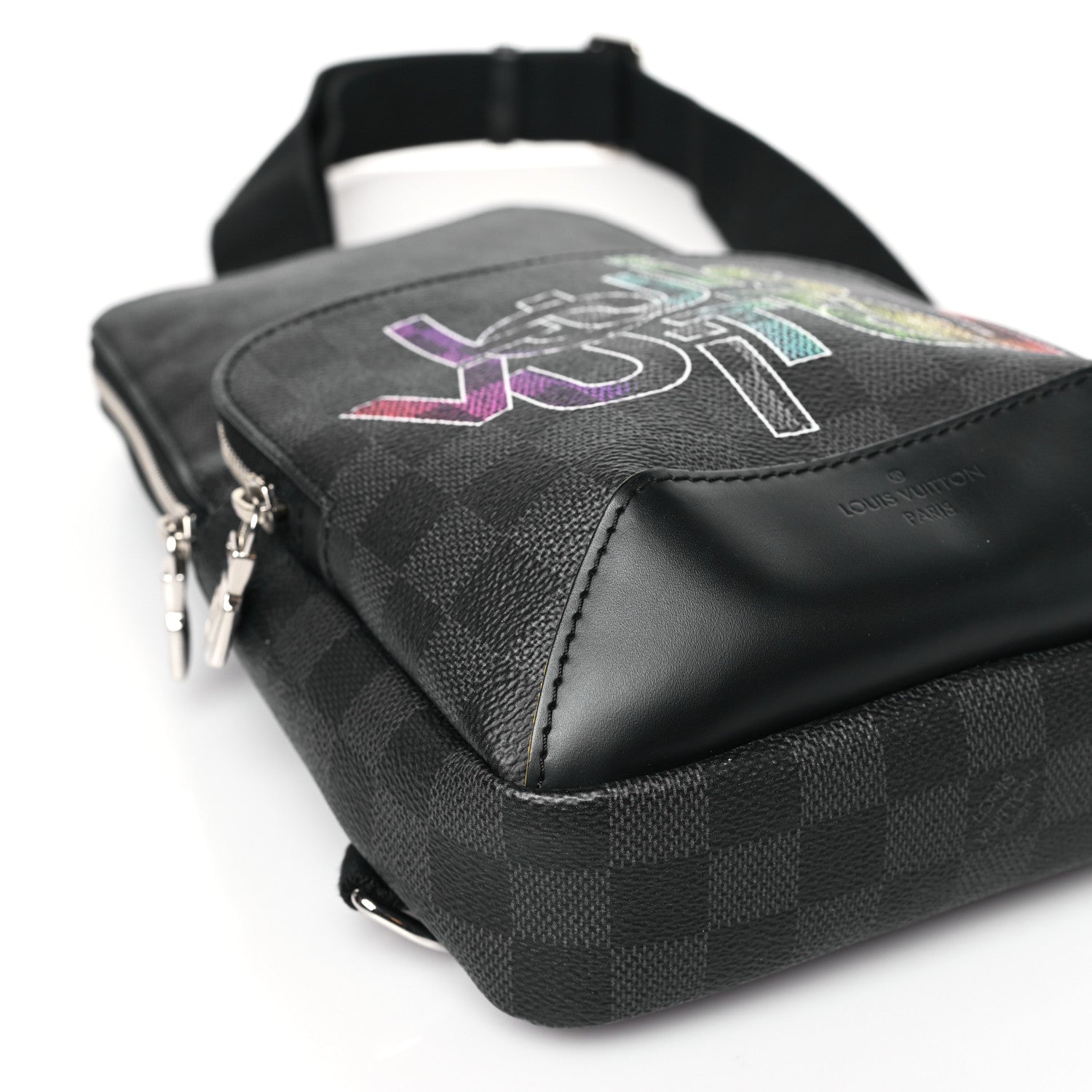 Louis Vuitton Damier Graphite Logo Avenue Sling Backpack Multicolor 7 of 8