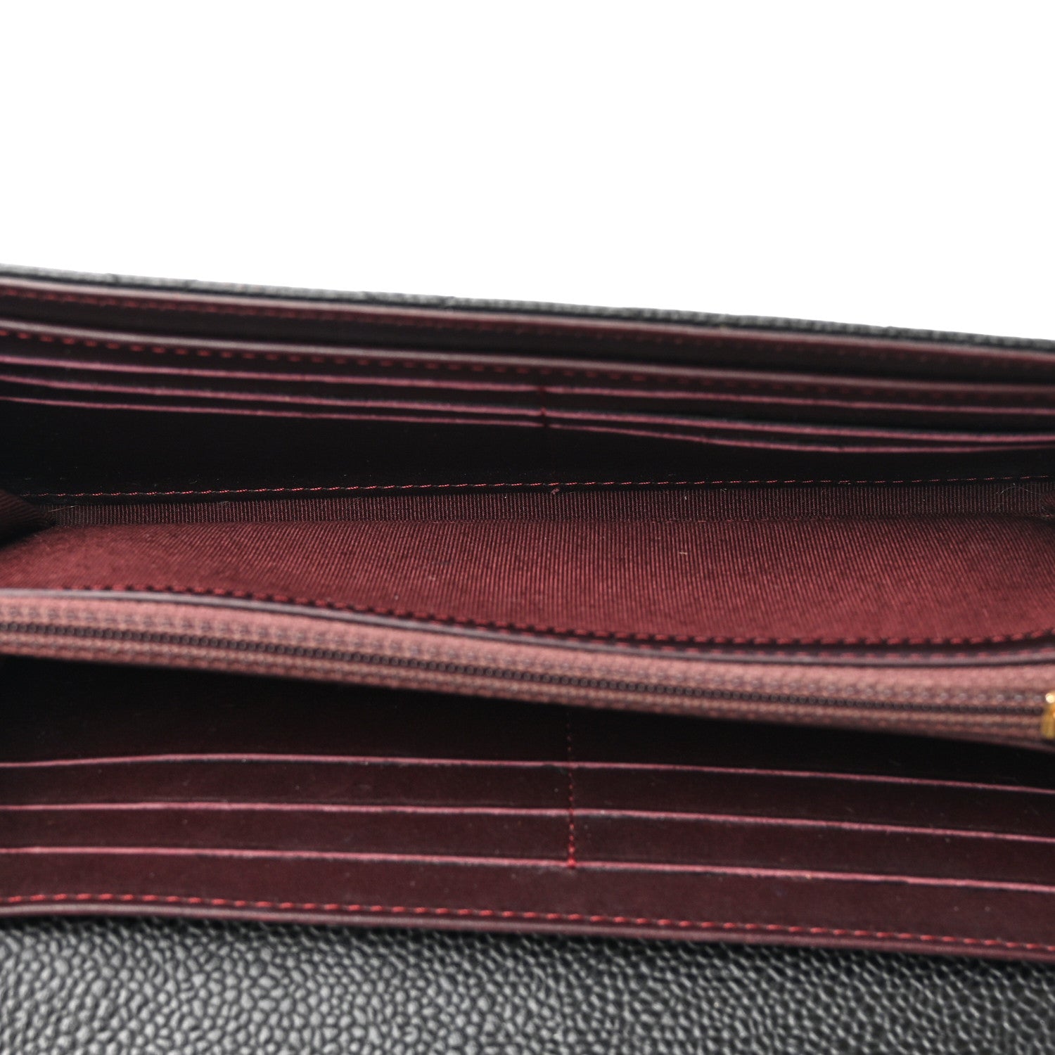 Chanel Caviar Quilted Large Gusset Flap Wallet Black 5 of 11