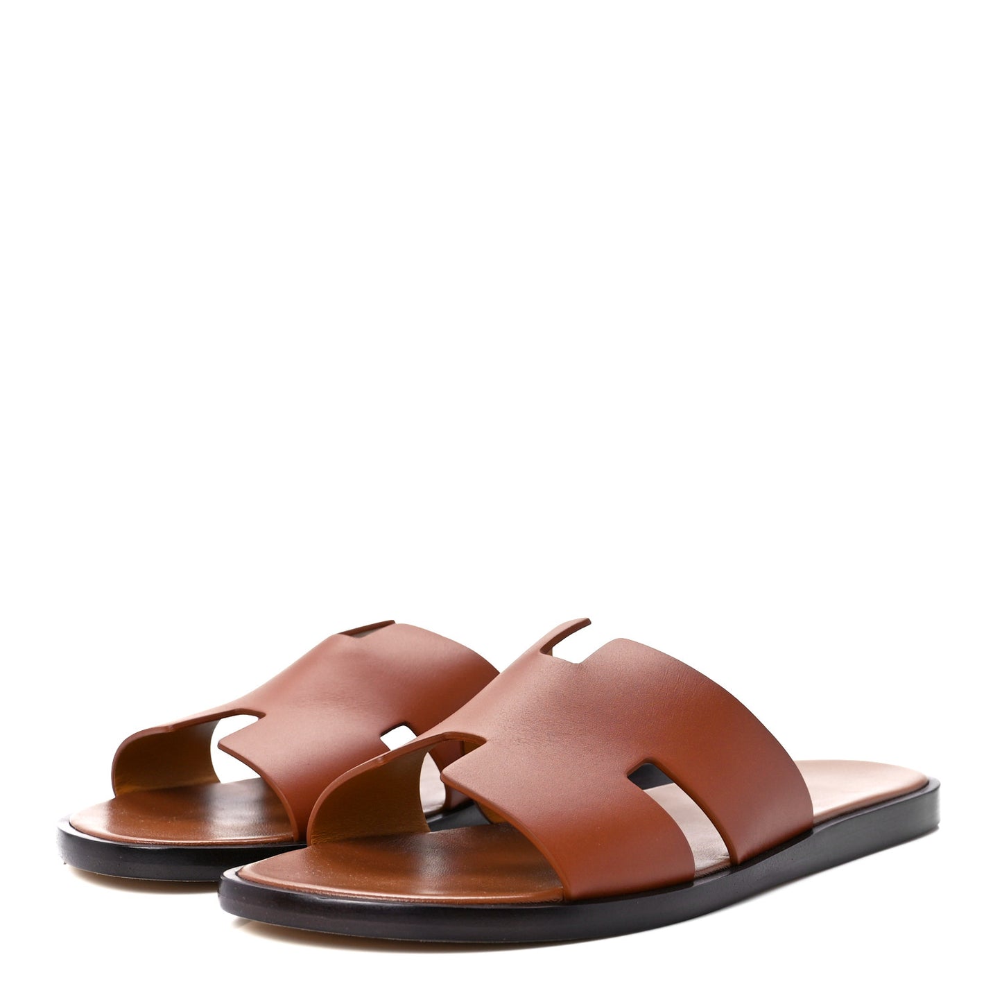 Calfskin Mens Izmir Sandals 42.5 Gold