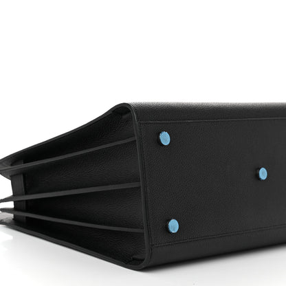 Saint Laurent Grained Calfskin Small Sac De Jour Black 8 of 9