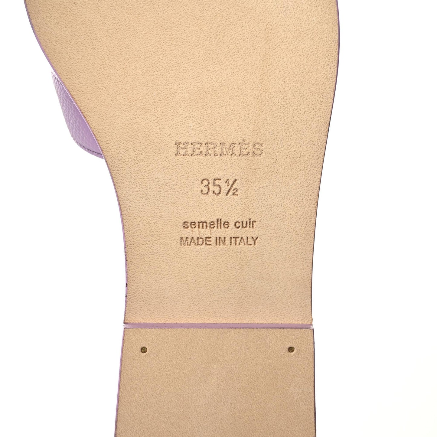 Epsom Oran Sandals 35.5 Violet Amethyst