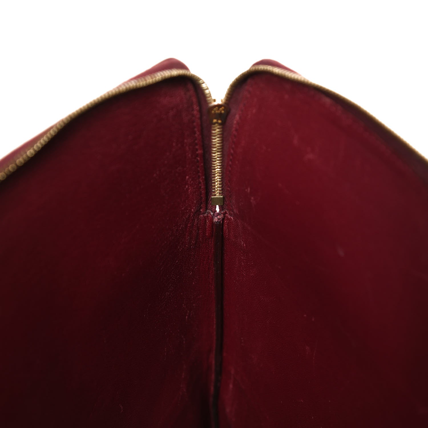 Celine Lambskin Bicolor Computer Case Light Burgundy Navy 9 of 11