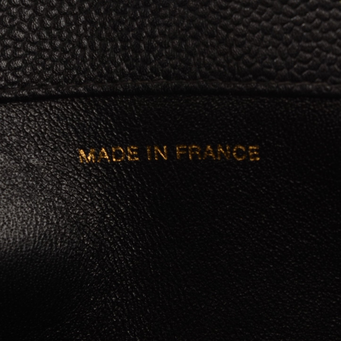 Caviar Large CC Shoulder Bag Black