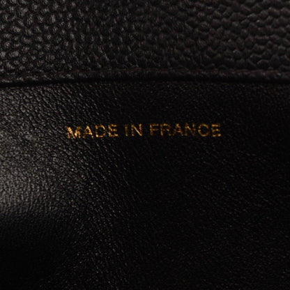 Chanel Caviar Large CC Shoulder Bag Black 7 of 8