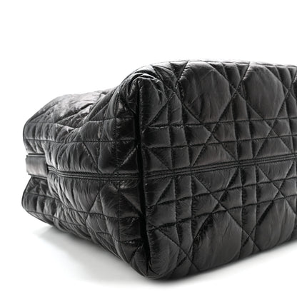 Christian Dior Crinkled Calfskin Macrocannage Medium Toujours Black 9 of 10