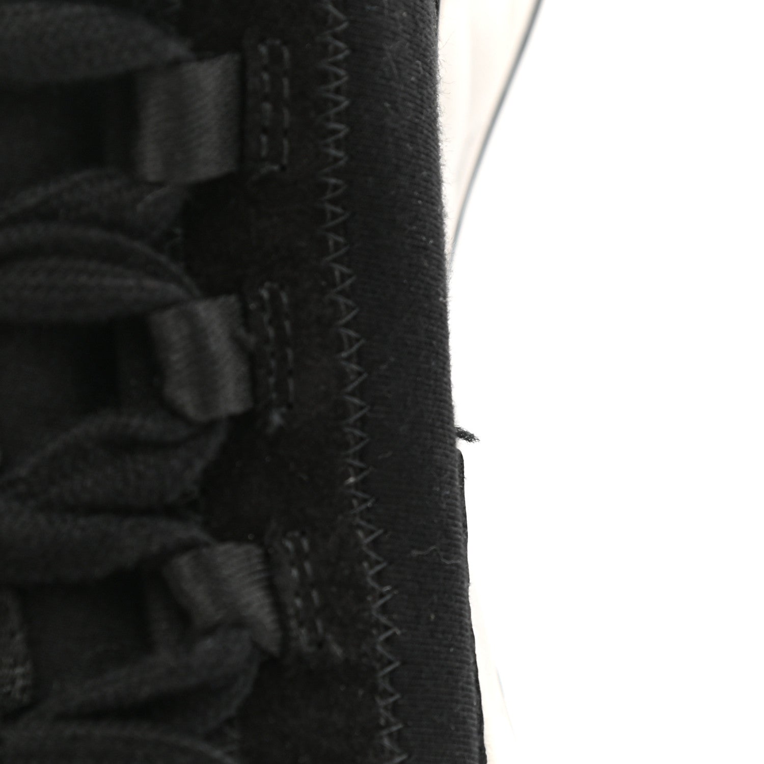 Chanel Velvet Calfskin Mixed Fibers CC Sneakers 38.5 Black 10 of 11