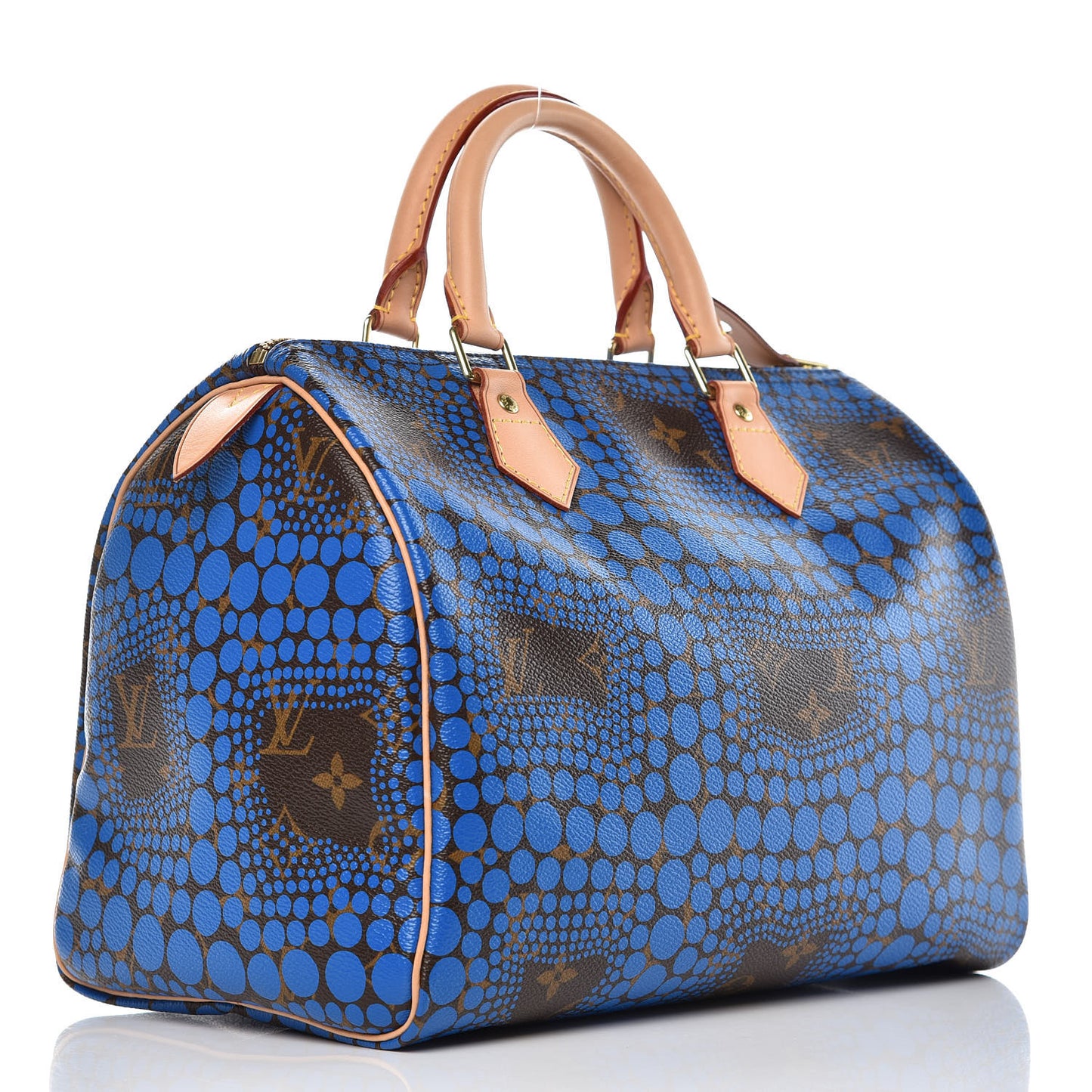 Monogram Kusama Town Speedy 30 Blue
