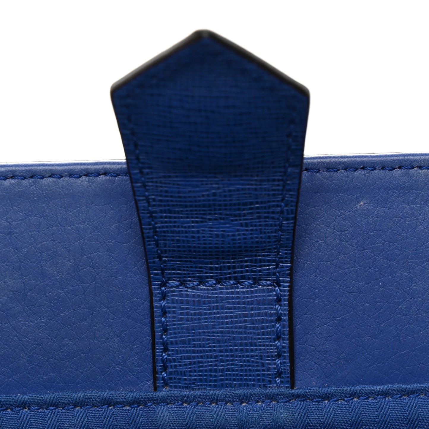 Vitello Elite Petite 2Jours Tote Blue Neon