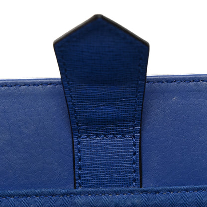 Fendi Vitello Elite Petite 2Jours Tote Blue Neon 6 of 15