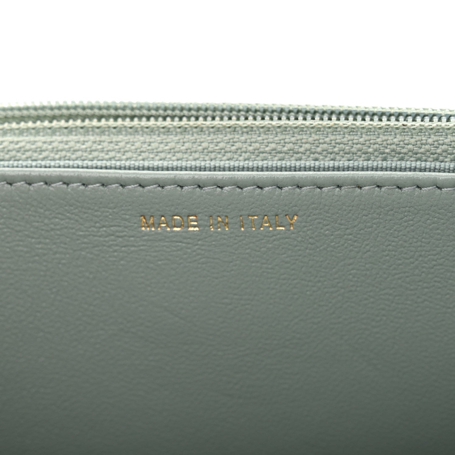 Chanel Lambskin Quilted Trendy CC Wallet On Chain WOC Grey 7 of 12